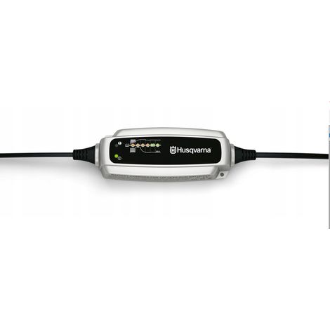 Husqvarna BC0.8 12V 1,2-32Ah Ladegerät für Traktor- und Aufsitzmäherbatterien (1/2)