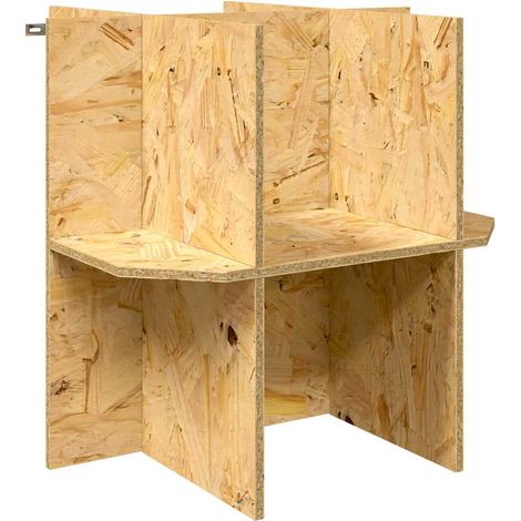 Base de Terrarium Marron 50 x 50 x 50 cm OSB