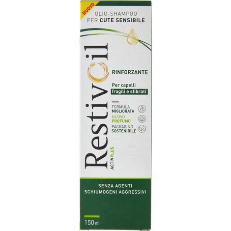 RESTIVOIL ACTIVPLUS OLIO-SHAMPOO PER CUTE SENSIBILE RINFORZANTE 150 ML (1/5)