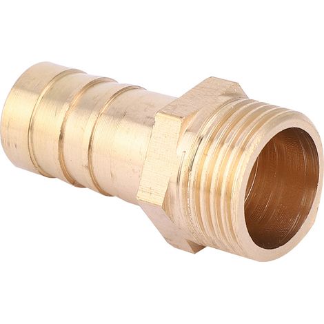 5 Stück G3/8 Außengewinde-Schlauchverbinder aus Messing, 12 mm (1/5)