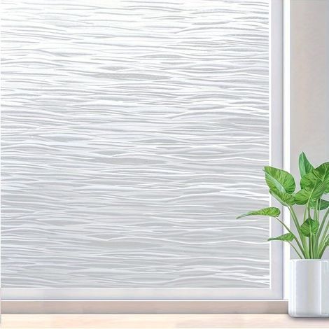 Blackout window film, thermal insulation film, frosted finish, suitable for bathrooms and kitchens, 30 x 100 cm (1/5)