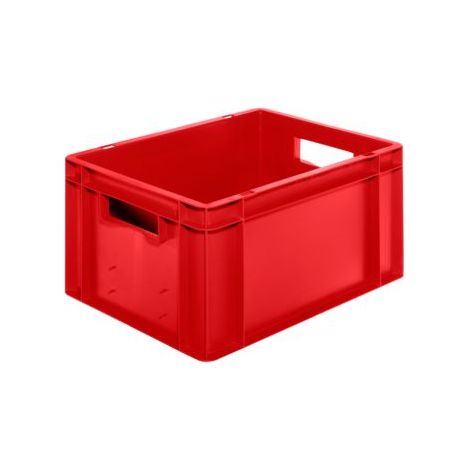 LA-KA-PE Transportstapelbehälter L400xB300xH210mm rot PP Seitenwände geschl.LA-KA-PE