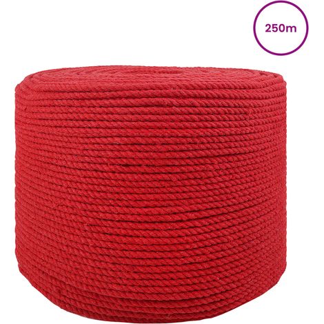 Corda  Fune Rosso 0,6 x 0,6 x 25000 cm Cotone (1/5)