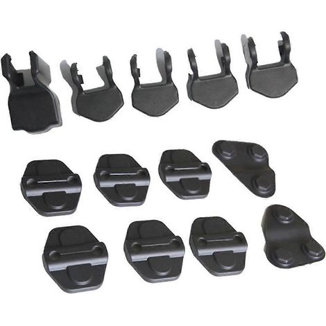 Accessoires de garniture pour cache-serrure et cache-vis de porte pour Jeep Wrangler JL 2018-2022 et Gladiator JT 2020-2022 (1/5)