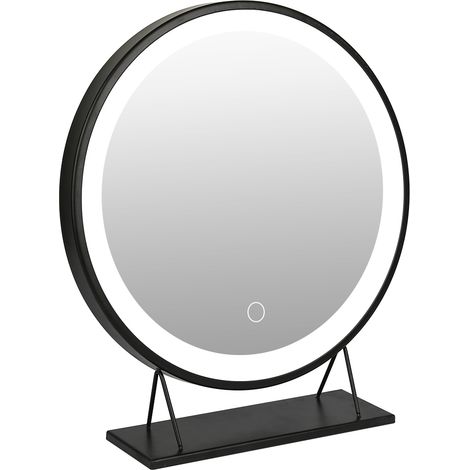 Schminkspiegel Kosmetikspiegel mit LED Beleuchtung Make Up Spiegel Schminktisch Beleuchtung 50×50cm - Dimmbar