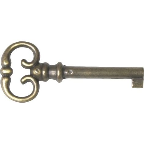 Cle Vieux Laiton Tige 40mm