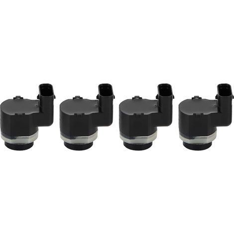 Lot de 4 capteurs de stationnement voiture noirs, compatibles E60 E61 E66 E83 E90 X3 X5, radar de recul (1/5)