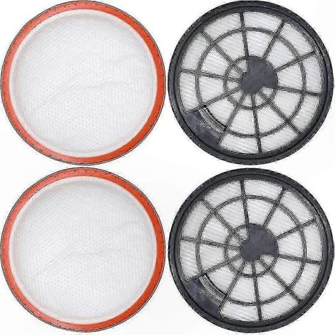 Set mit 2 Motorfiltern und 2 Luftauslassfiltern für Kanisterstaubsauger, kompatibler Ersatz, effektiver Motorschutz, 4-teilige Packung, einfache Wartung, ideal für die tägliche Reinigung. (1/5)