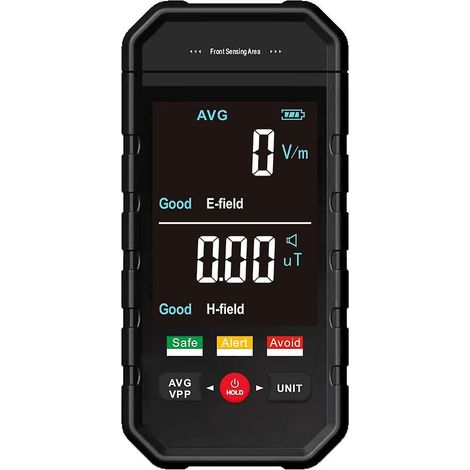 ET925PRO Tragbares Handmessgerät für elektromagnetische Strahlung mit großem LCD-Display (elektrisches Feld, Magnetfeld)