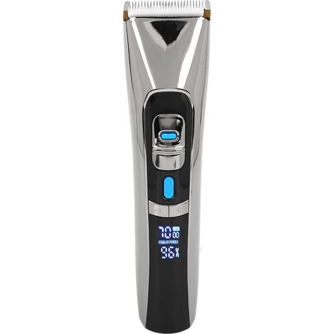 Tondeuse à cheveux électrique rechargeable USB, silencieuse et précise, noir, pour homme, coupe de barbe et coiffure visage (1/5)