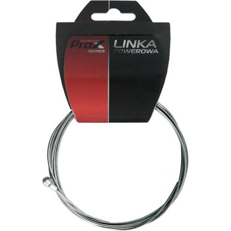 Câble de frein de vélo de route en acier inoxydable poli de 1,5 mm x 170 cm pour PROX en acier inoxydable (1/2)