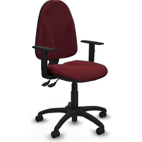Sedia da Ufficio Algarra AS Piqueras y Crespo B1D01RF Rosso Granato (1/5)