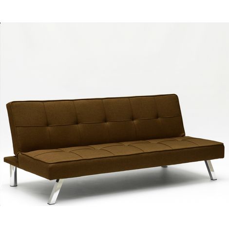 Modus Sofà – Canapé convertible 2 places clic clac en tissu – Dimensions 175 x 83 x 74 cm – Lit 175 x 98 cm – Conception 100% italienne – Rembourrage haute densité