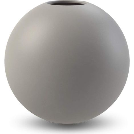 Vase Boule céramique Gris 30 cm (1/4)
