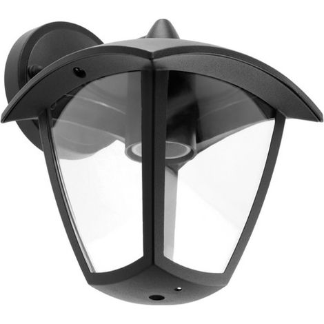 L谩mpara de jard铆n Marina-AD, aplique de pared de base recta, negra - V-MARINADA00 (1/5)