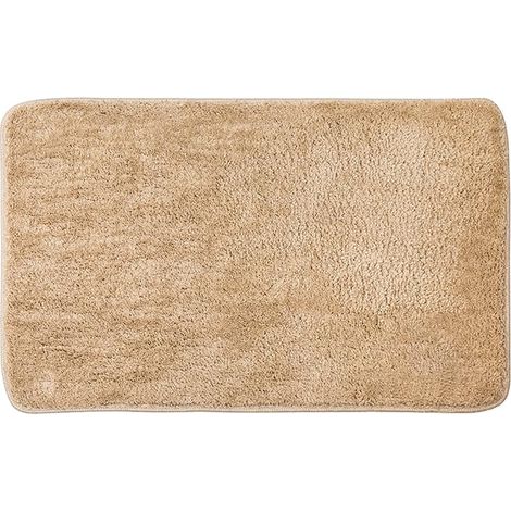 Tapis Salle de Bain Tapis Antidérapant Beige 40x60cm (1/3)