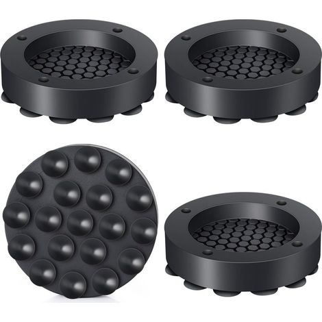 4 Pièces Tapis Anti Vibration Machine à Laver, Patin Machine à Laver Anti Vibration, Amortisseur pour Réduire Le Bruit et Les Vibrations, Pied Machine a Laver pour Séchoirs et Meubles (1/5)