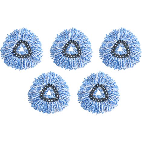 Lot de 5 têtes de balai rotatives en fibre de rechange pour accessoires de nettoyage O-Cedar (1/5)