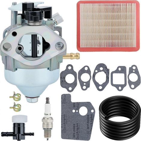 Carburateur Bluezoo GCV 170 pour moteur Honda GCV170 GCV170LA (tondeuse à gazon HRN216). Remplace la référence 16100-Z9L-811 par 17211-Z8B-901. Filtre à air inclus. (1/5)