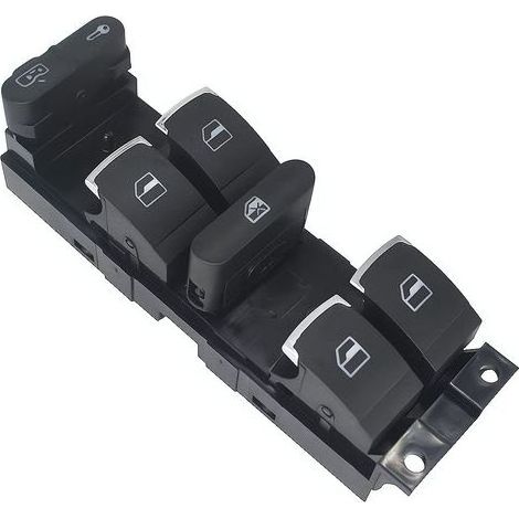 Fensterheberschalter für Golf MK4, Fensterheberknopf für Jetta, Caddy, Passat 1J4959857 3BD959857 (1/5)