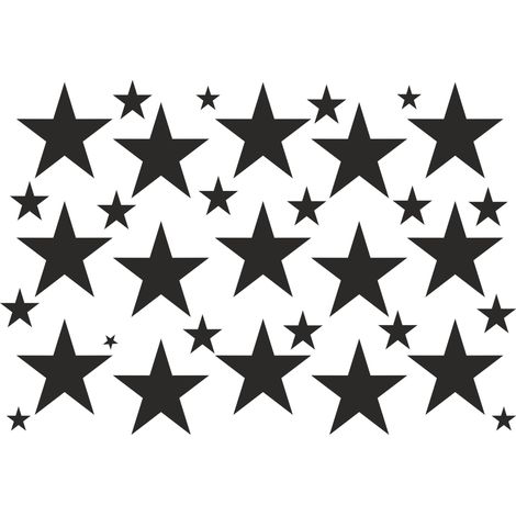 ADESIVI MURALI GRANDI STELLE (1/4)