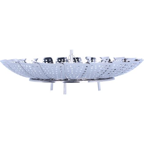 Panier Vapeur Pliable en Acier Inoxydable, Accessoire de Cuisine Multifonction pour Marmite