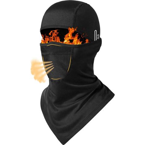 Thermo Sturmhaube mit Brillenloch, winddicht & atmungsaktiv, Unisex für Herbst/Winter (1/5)