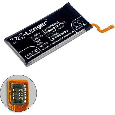 NX - Batterie téléphone, smartphone, GSM pour Samsung 3.85V 2200mAh - EB-BW218ABE