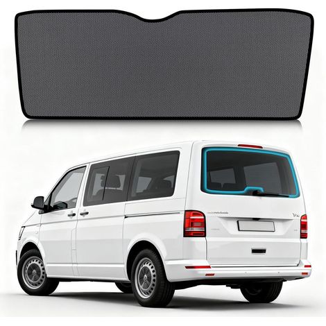 Sonnenschutz Heckscheibe für VW T6, UV-abweisend, faltbar, Camping & Laderaumschutz (1/5)