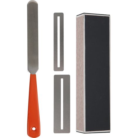 Kit de limes en alliage d'aluminium, papier abrasif importé, levier de polissage, joint d'étanchéité, outil pour guitare, accessoire d'instrument de musique (1/5)