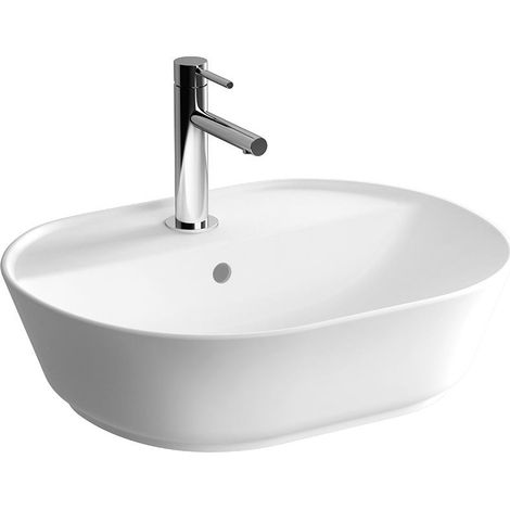 LAVABO GEO OVAL CERAMICA BIANCA 54,5CM (1/2)
