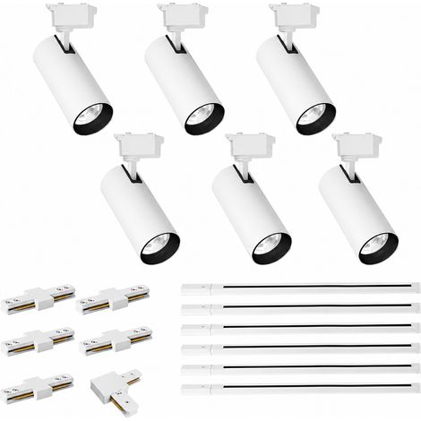 LUSSOCRAFT Lustre élégant -Spot Rail LED Intelligent blanc 30W (1/5)