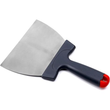 Pelle à chocolat Accessoires de cuisine, outils de cuisson pour gâteaux, grattoir à pâte, spatule à sirop en acier inoxydable avec poignée en polypropylène (S-Style A) (1/5)