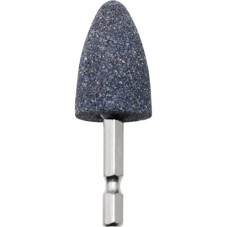 2 Pièces Tige Hexagonale Meule en Pierre Montée sur Abrasif Points Montés sur Tête Embouts De Meule en Pierre Abrasive pour Outil Rotatif