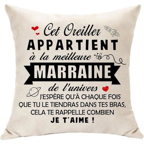 Housse de Coussin Décoration - Le Meilleure Nièce de lUnivers - Cadeau Original pour Anniversaire, Remise des Nièce (1/5)