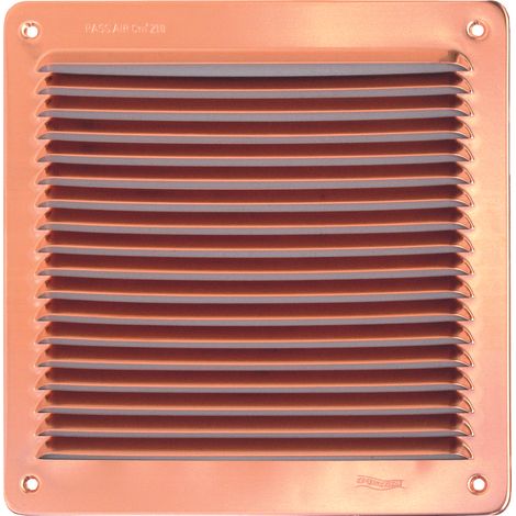 GRIGLIA DI AERAZIONE IN RAME  mm. 230x230