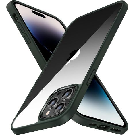 CUSTODIA IN SILICONE VERDE + VETRO TEMPERATO PER APPLE IPHONE 14 PRO A2890 A2650 (1/5)