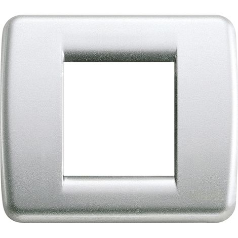 VIMAR - 17093.21 Placca Rondo 1-2M argento met.
