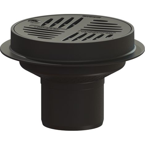 - Canalisation de parking Ecoguss DN 125, ronde, raccord en tuyau plastique