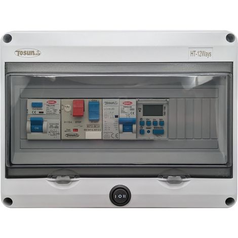 Cuadro eléctrico básico Piscina Apto para clorador (Solo Motor) (1CV)
