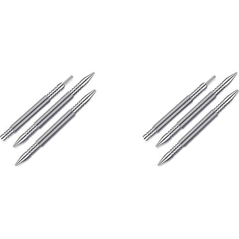Lot de 6 Poinçons à Double Tête et Poinçon à Charnière, Poinçon à Ressort Sans Marteau Outil de Suppression de Goupille de Charnière de Porte 5000 PSI (1/5)