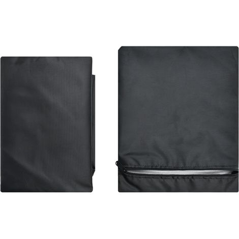 Schutzhülle für Outdoor-Sonnenliegen aus 210D Oxford-Gewebe, schwarze UV-beständige Hülle mit elastischen und verstellbaren Gurten, Abmessungen 208x76x41x79cm. (1/5)