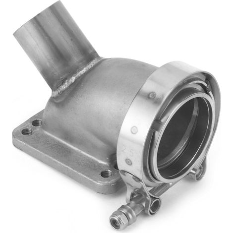 Coude Turbo 90° 2,5 pouces, bride V-Band, tube Wastegate, kit adaptateur pour turbocompresseur T3/T4 (1/5)