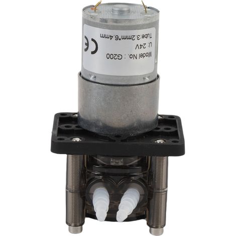Pompe péristaltique 24V 0,125a, petit dosage de liquide à faible débit pour laboratoire d'aquarium, Machine de remplissage industrielle et analytique (1/5)