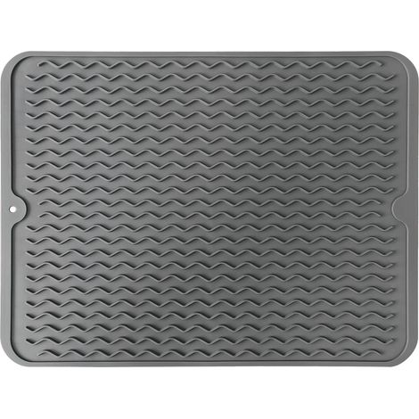 Tapis isolant de cuisine, set de table en silicone pour table à manger, 4050cm, gris foncé (1/5)