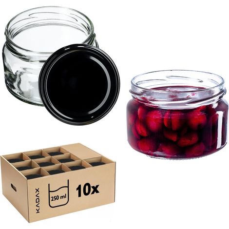 KADAX Glas Klara 250ml fi82 TO-250/1 Packung mit 10 Stück (1/5)