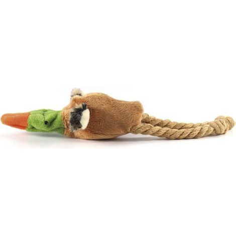 Gioco papera multicolore per gatti con catnip 18 cm
