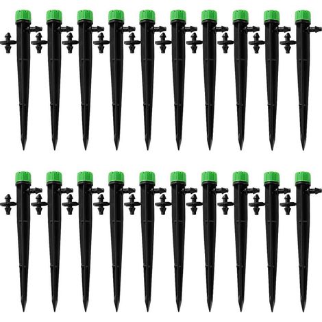 20 a Goccia ugello, a 360 Gradi, 8 Fori, Tubo 4/7mm Giardino, Serra (1/5)