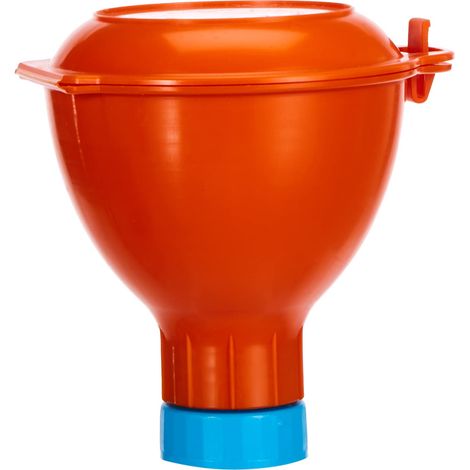 Entonnoir pour Le Recyclage de l'huile, Plastique, Rouge, 10.7 x 8.5 x 10 cm (1/4)