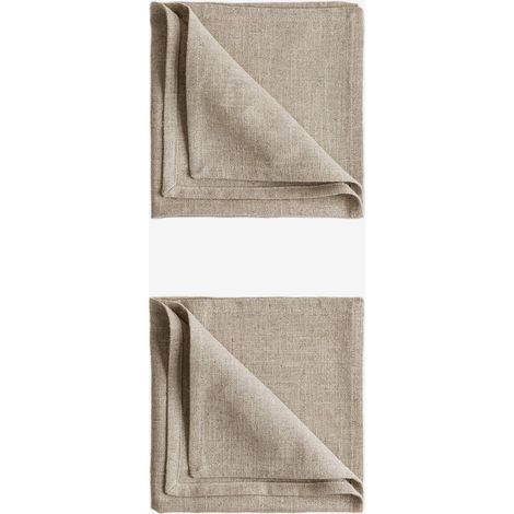 Set de 2 servilletas en lino y algodón Ederne SKLUM             